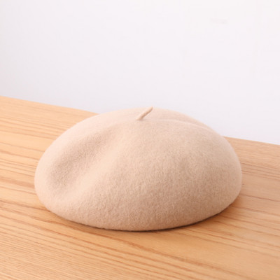 Gyapjú barett sapka nőknek