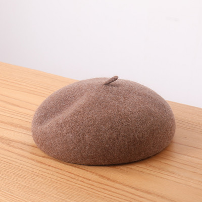 Gyapjú barett sapka nőknek