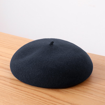 Gyapjú barett sapka nőknek