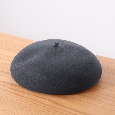 Gyapjú barett sapka nőknek