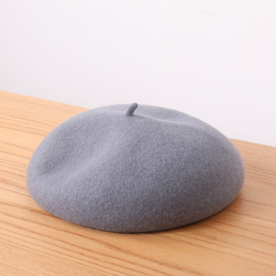 Gyapjú barett sapka nőknek