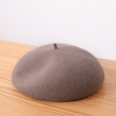 Gyapjú barett sapka nőknek