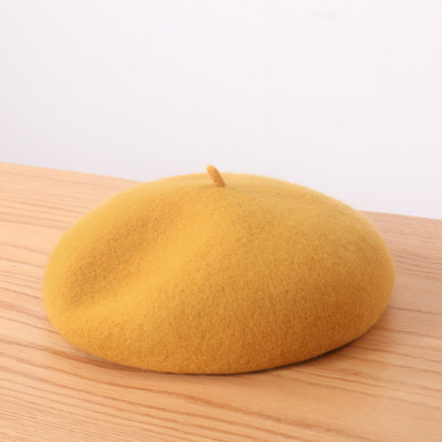 Gyapjú barett sapka nőknek