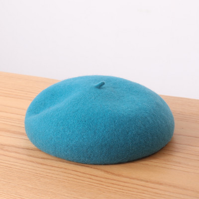 Gyapjú barett sapka nőknek