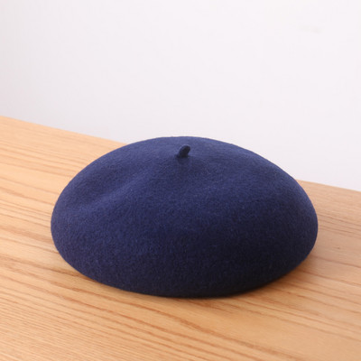 Gyapjú barett sapka nőknek