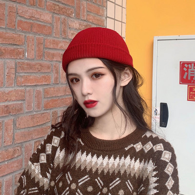 Női őszi-téli kötött sapka