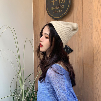 Női őszi-téli kötött sapka