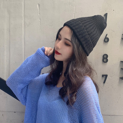 Női őszi-téli kötött sapka