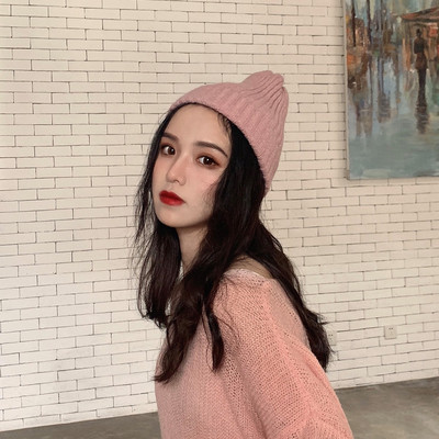 Női őszi-téli kötött sapka