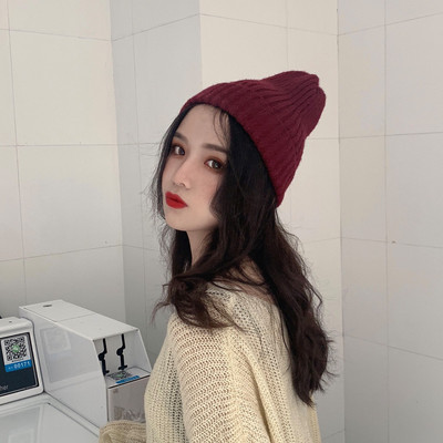 Női őszi-téli kötött sapka