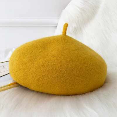 Új modell női gyapjú barett típusú sapka - télre alkalmas