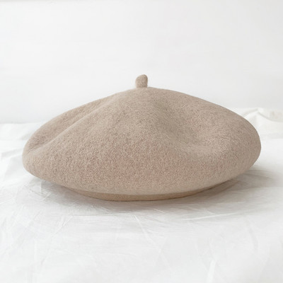 Új modell női gyapjú barett típusú sapka - télre alkalmas