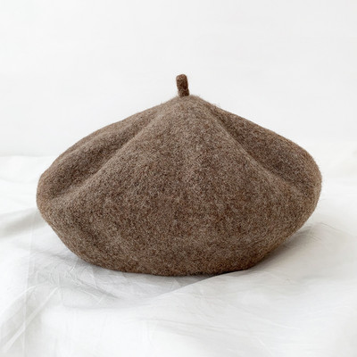 Új modell női gyapjú barett típusú sapka - télre alkalmas