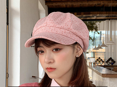 Μάλλινο μπερέ φθινοπώρου-χειμερινό για γυναίκες