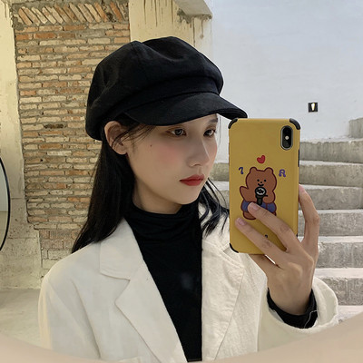 Φθινόπωρο - χειμερινό μπερέ καπέλο για γυναίκες