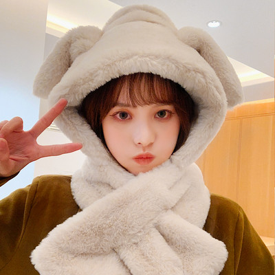 Χειμερινό καπέλο με τρισδιάστατο στοιχείο