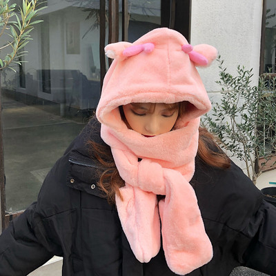 Χειμερινό καπέλο με τρισδιάστατο στοιχείο