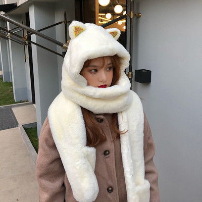 Χειμερινό καπέλο με τρισδιάστατο στοιχείο