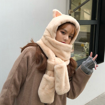 Χειμερινό καπέλο με τρισδιάστατο στοιχείο