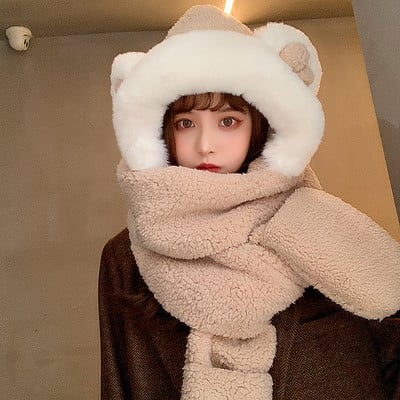 Χειμερινό καπέλο με τρισδιάστατο στοιχείο