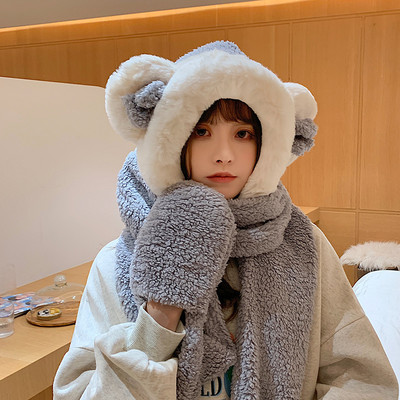 Χειμερινό καπέλο με τρισδιάστατο στοιχείο