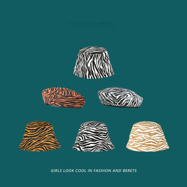 Modern női sapka állatmintával - többféle modell