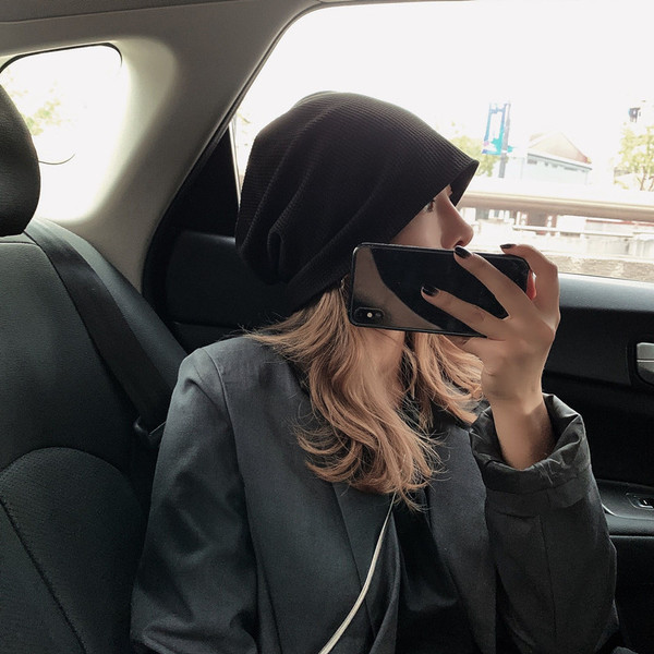 Hétköznapi női téli sapka - tiszta modell