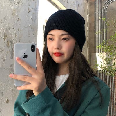 Πλεκτό καπέλο φθινοπώρου-χειμερινό για γυναίκες