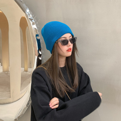 Πλεκτό καπέλο φθινοπώρου-χειμερινό για γυναίκες