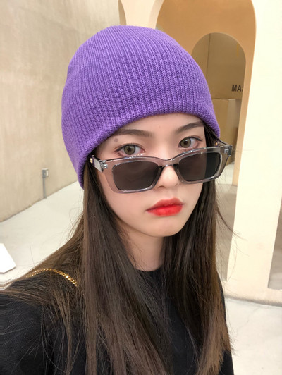 Πλεκτό καπέλο φθινοπώρου-χειμερινό για γυναίκες