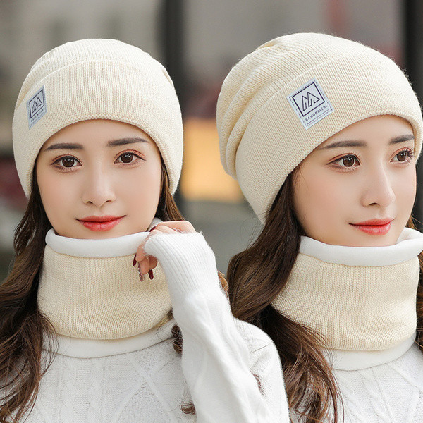 Új modell női szett sapka + sál több színben