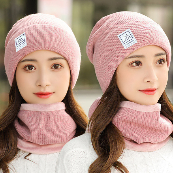 Új modell női szett sapka + sál több színben