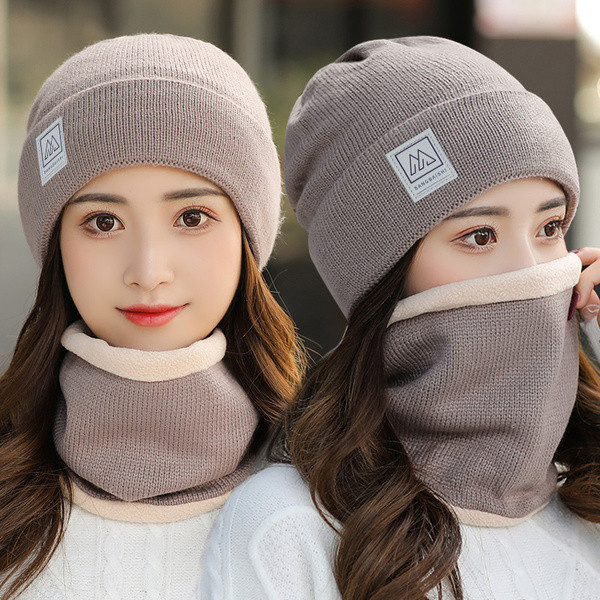 Új modell női szett sapka + sál több színben