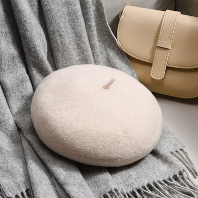 Νέο μοντέλο γυναικείο μάλλινο καπέλο - μπερέ