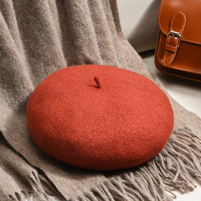 Νέο μοντέλο γυναικείο μάλλινο καπέλο - μπερέ