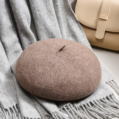 Νέο μοντέλο γυναικείο μάλλινο καπέλο - μπερέ