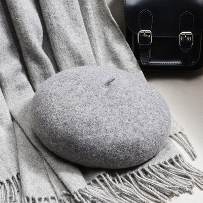 Νέο μοντέλο γυναικείο μάλλινο καπέλο - μπερέ