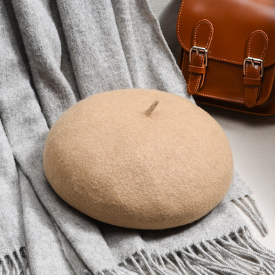 Νέο μοντέλο γυναικείο μάλλινο καπέλο - μπερέ