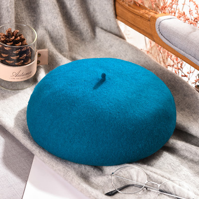 Νέο μοντέλο γυναικείο μάλλινο καπέλο - μπερέ