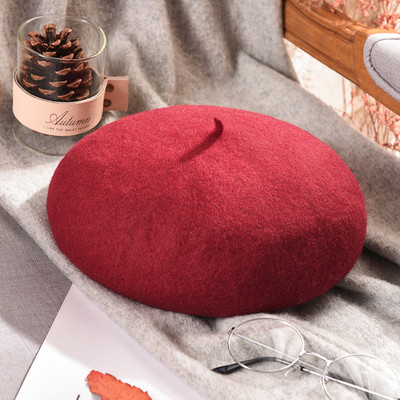 Νέο μοντέλο γυναικείο μάλλινο καπέλο - μπερέ