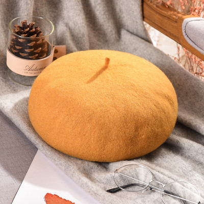 Νέο μοντέλο γυναικείο μάλλινο καπέλο - μπερέ