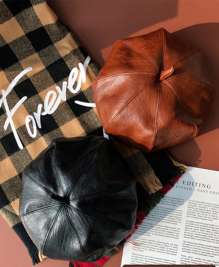 Retro stílusú női sapka - három modell