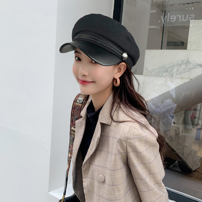 Új modell női sapka napellenzővel - retro stílusú