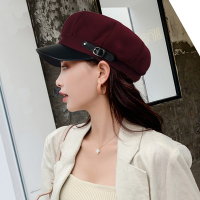 Új modell női sapka napellenzővel - retro stílusú