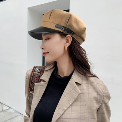 Új modell női sapka napellenzővel - retro stílusú