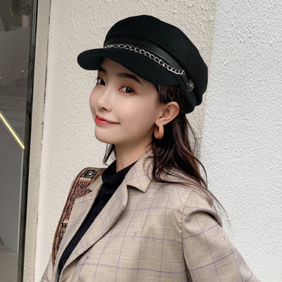 Új modell női sapka napellenzővel - retro stílusú