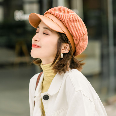 Új modell női sapka napellenzővel - retro stílusú