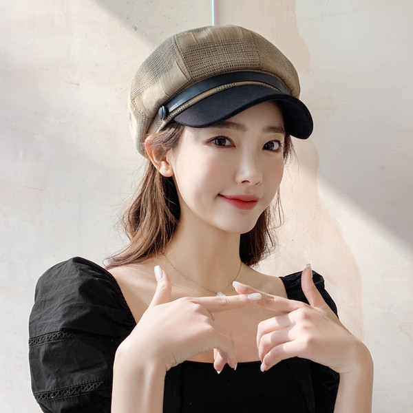 Új modell női sapka napellenzővel - retro stílusú