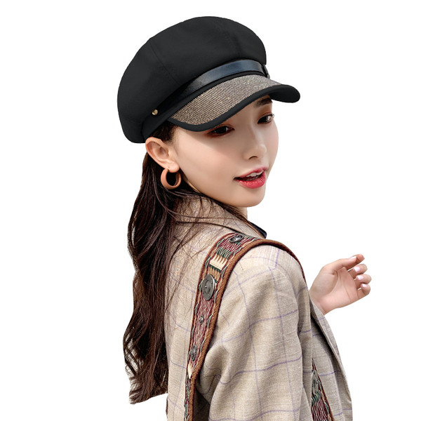 Új modell női sapka napellenzővel - retro stílusú