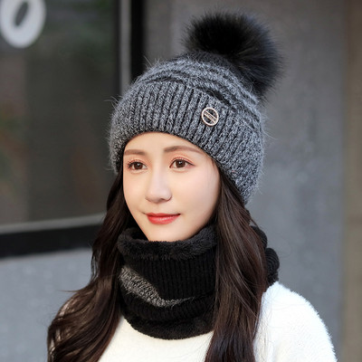 Napi női garnitúra sapka + sál